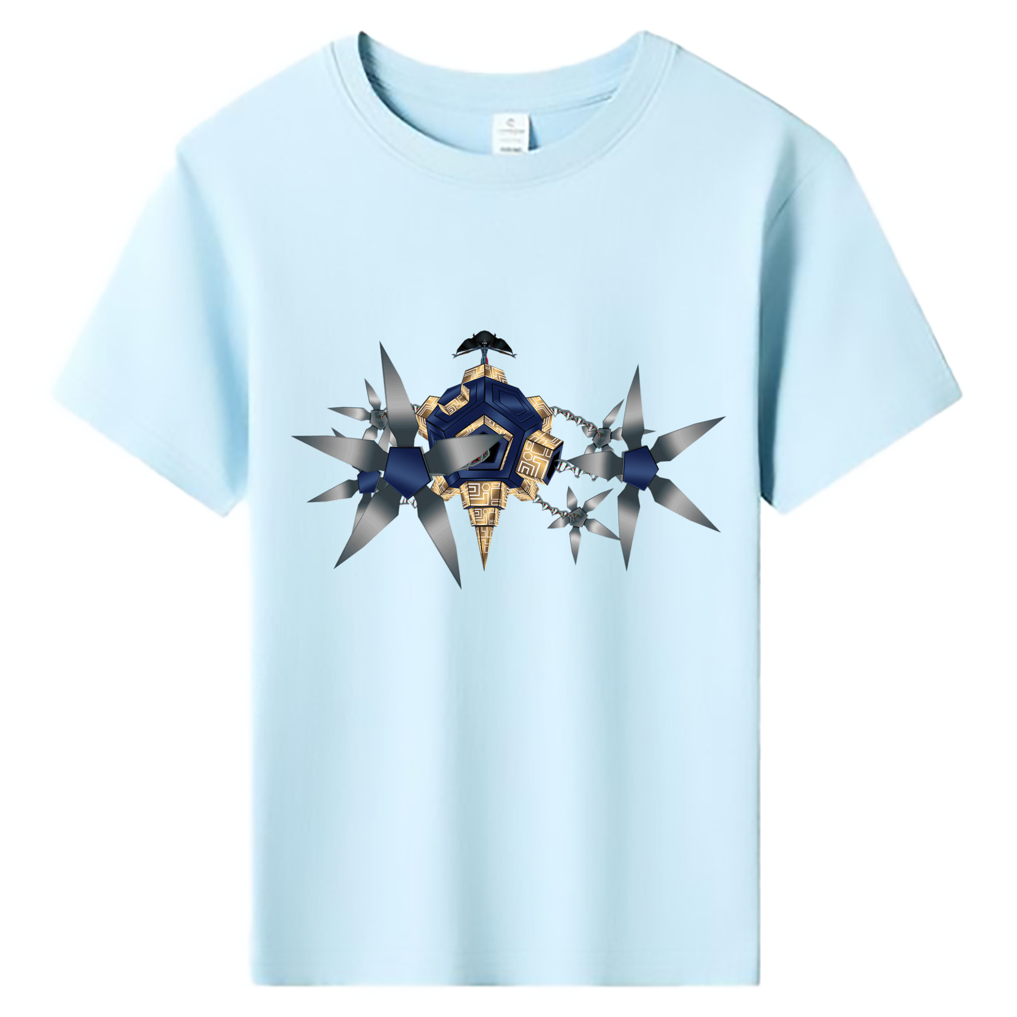 （画像用） Digimon デジタルモンスター/デジモン 綿100％キッズTシャツ（フロントプリント）